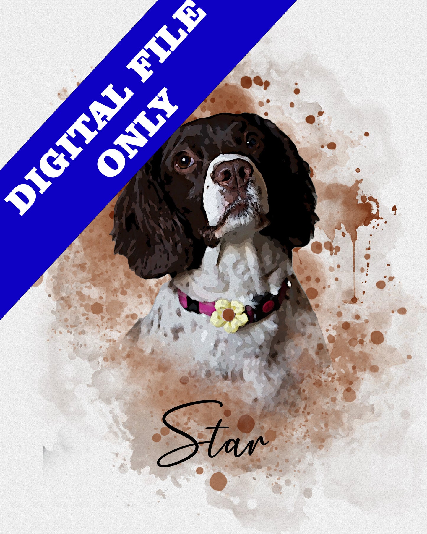 Pet Watercolour Effect FILE ONLY